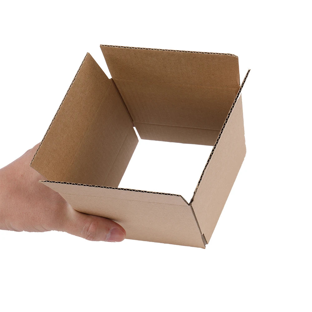 100-Pack 4 x 4 x 4 Inch Corrugated Gift & Shipping Boxes. Kraft Cardboard Mailing Boxes for Packaging, Small Business & Ecommerce