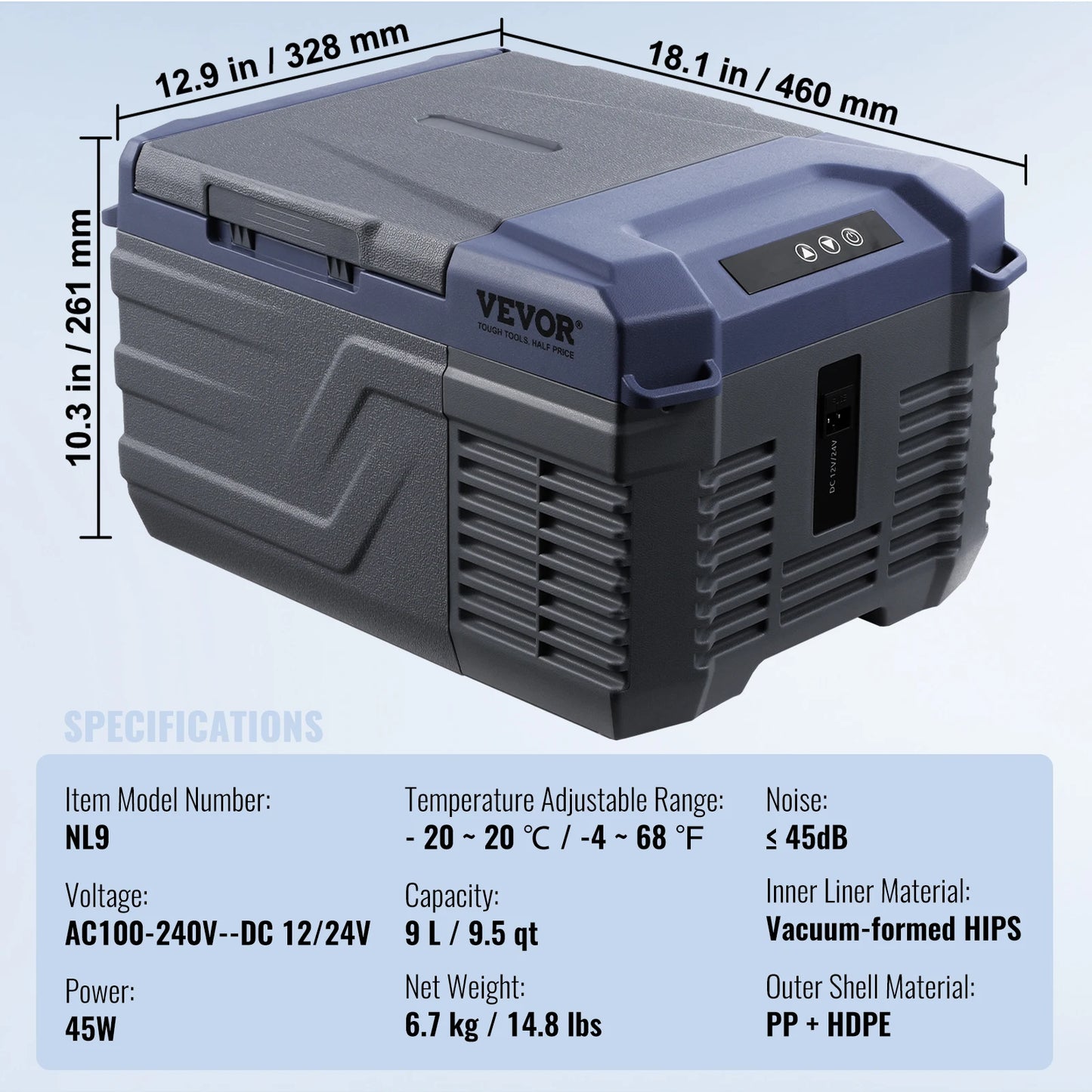 SucceBuy 8L 75L Portable Car Refrigerator –Electric Compressor Cooler Freezer with App Control for Camping, RV, Truck, Travel & Outdoor Adventures