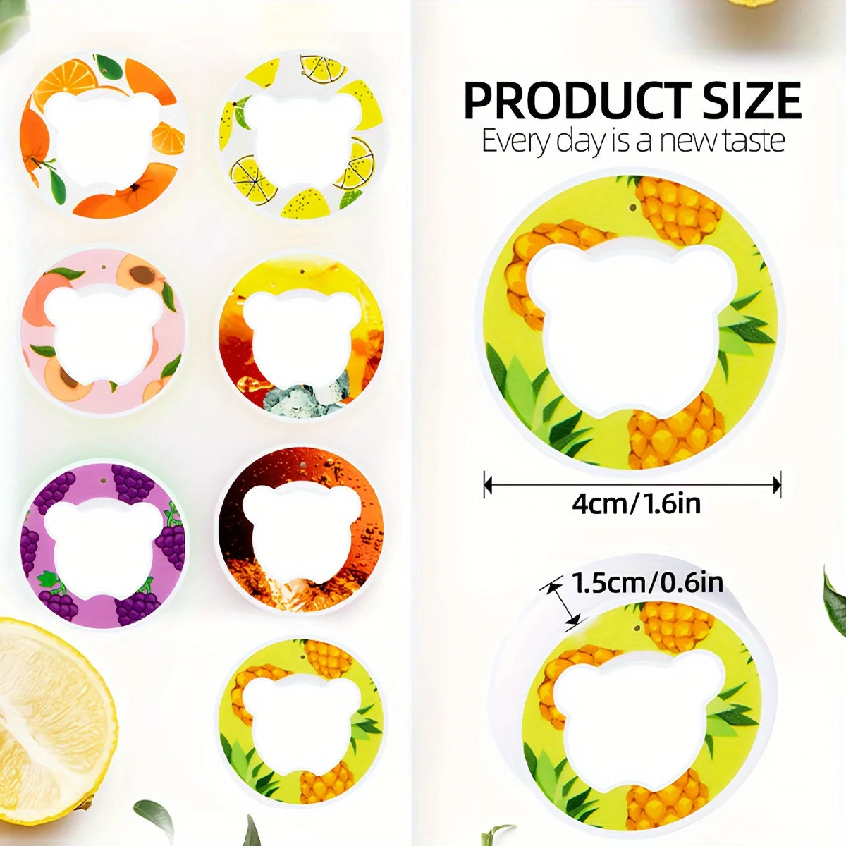 50ml Fruit Flavor Water Bottle .Sugar-Free Hydration Sports Bottle with Flavor Pods  Description: