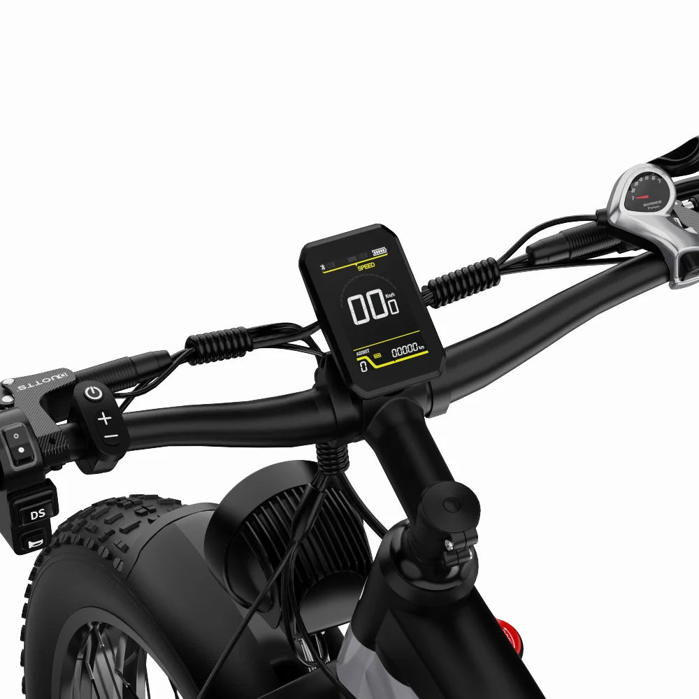 F26 Electric Bike 1500W Dual Motors 48V20AH Lithium Battery Electric Bicycle Hydraulic Brake 26*4 Inch Fat Tire Mountain E-bike