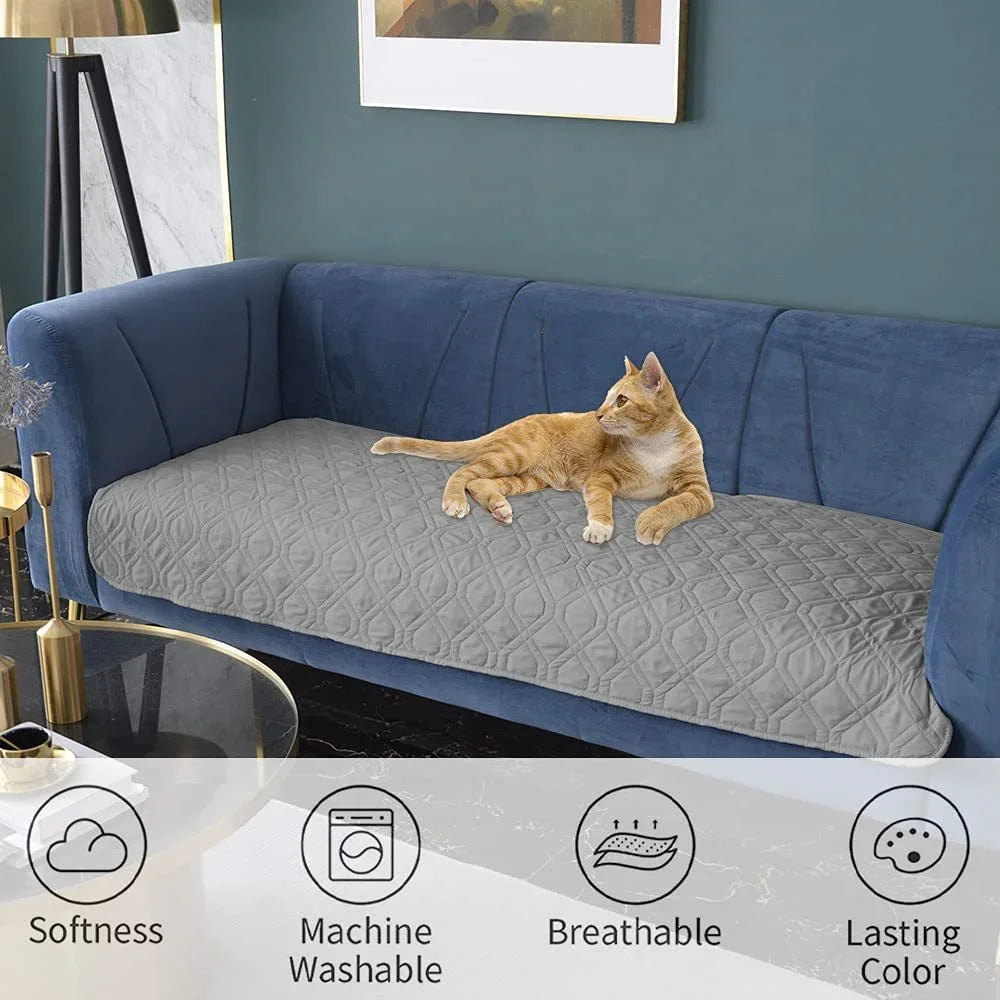 Waterproof Dog Couch Cover Blanket. Non-Slip Washable Pet Furniture Protector