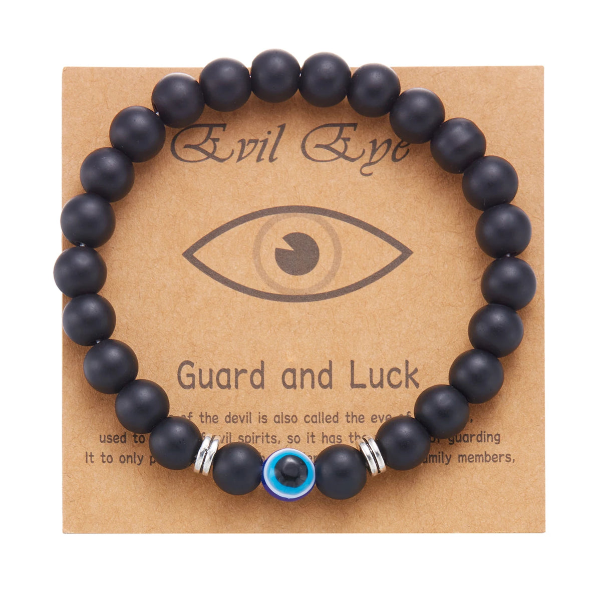 Evil Eye Beaded Bracelet  Multicolor Options