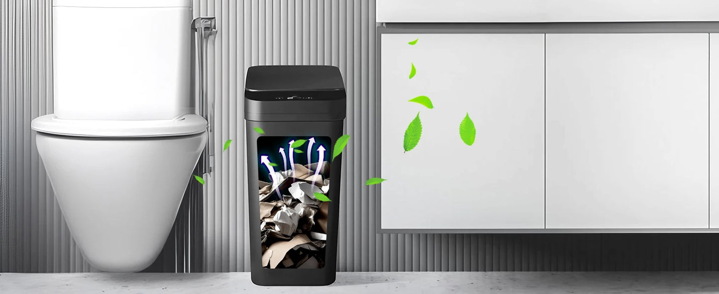 2 Pack Touchless Smart Trash Cans