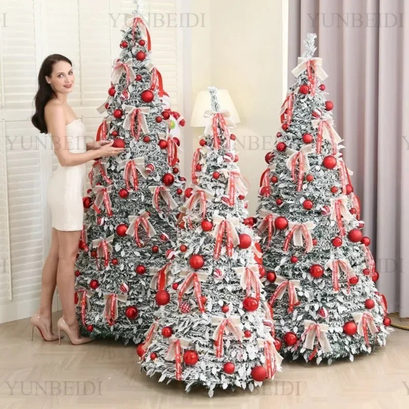Foldable Pop-Up Christmas Tree .Easy Setup Holiday Décor