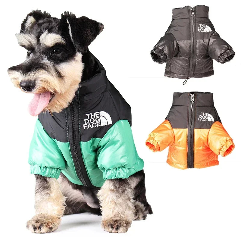 Winter Windproof Dog Jacket for French Bulldogs & Small Dogs