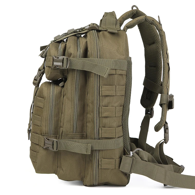 35L Tactical MOLLE Backpack with Padded Shoulder Straps