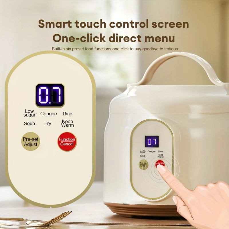 1.8L Electric Rice Cooker Portable MultiCooker Nonstick
