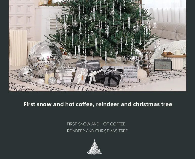 2025 new PE Christmas tree premium sense home living room DIY Christmas decoration Christmas