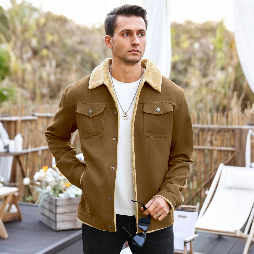 Men’s Fleece Lined Winter Jacket
