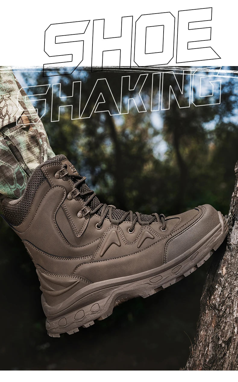 Mens Hiking Boots Combat Walking Casual Tactical Boots