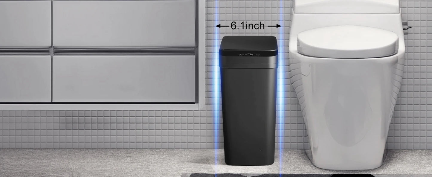 2 Pack Touchless Smart Trash Cans
