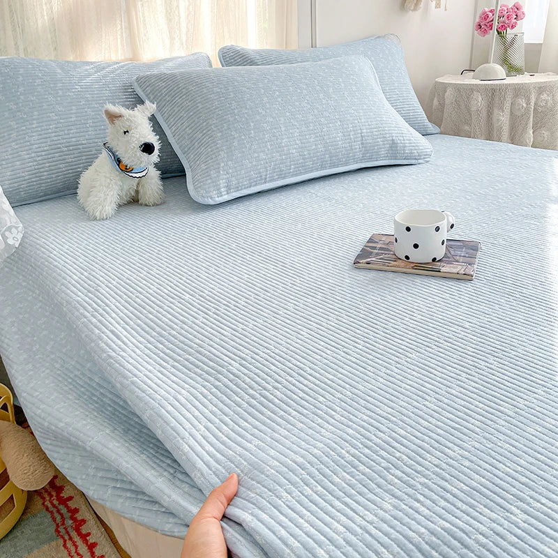 100% Cotton Thickened Bedspread & Cover Set