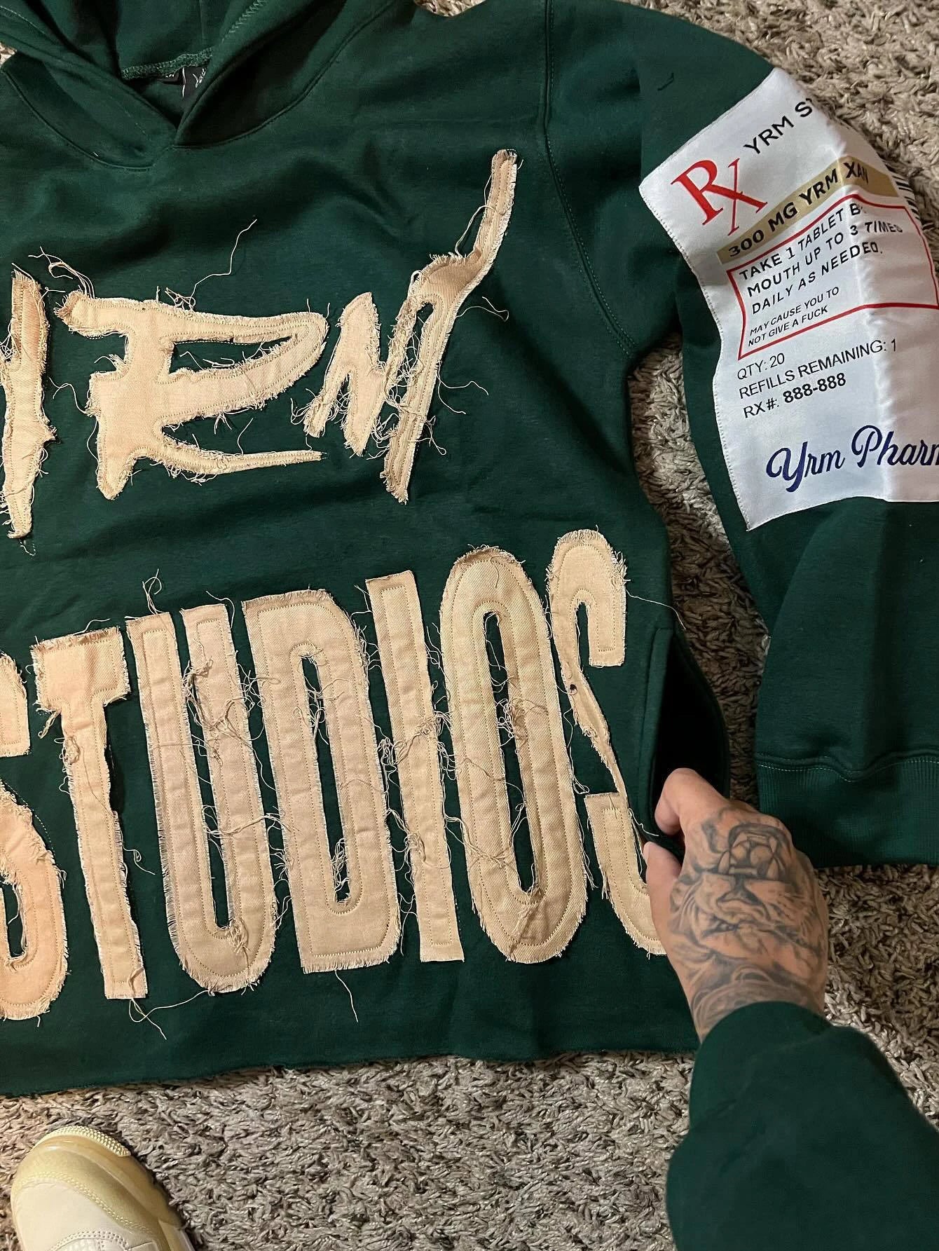 Men Street Style Hoodie New Retro Letter Sweatshirt Hip Hop Letter Oversized Hoodie Gothic Fashion Streetwear