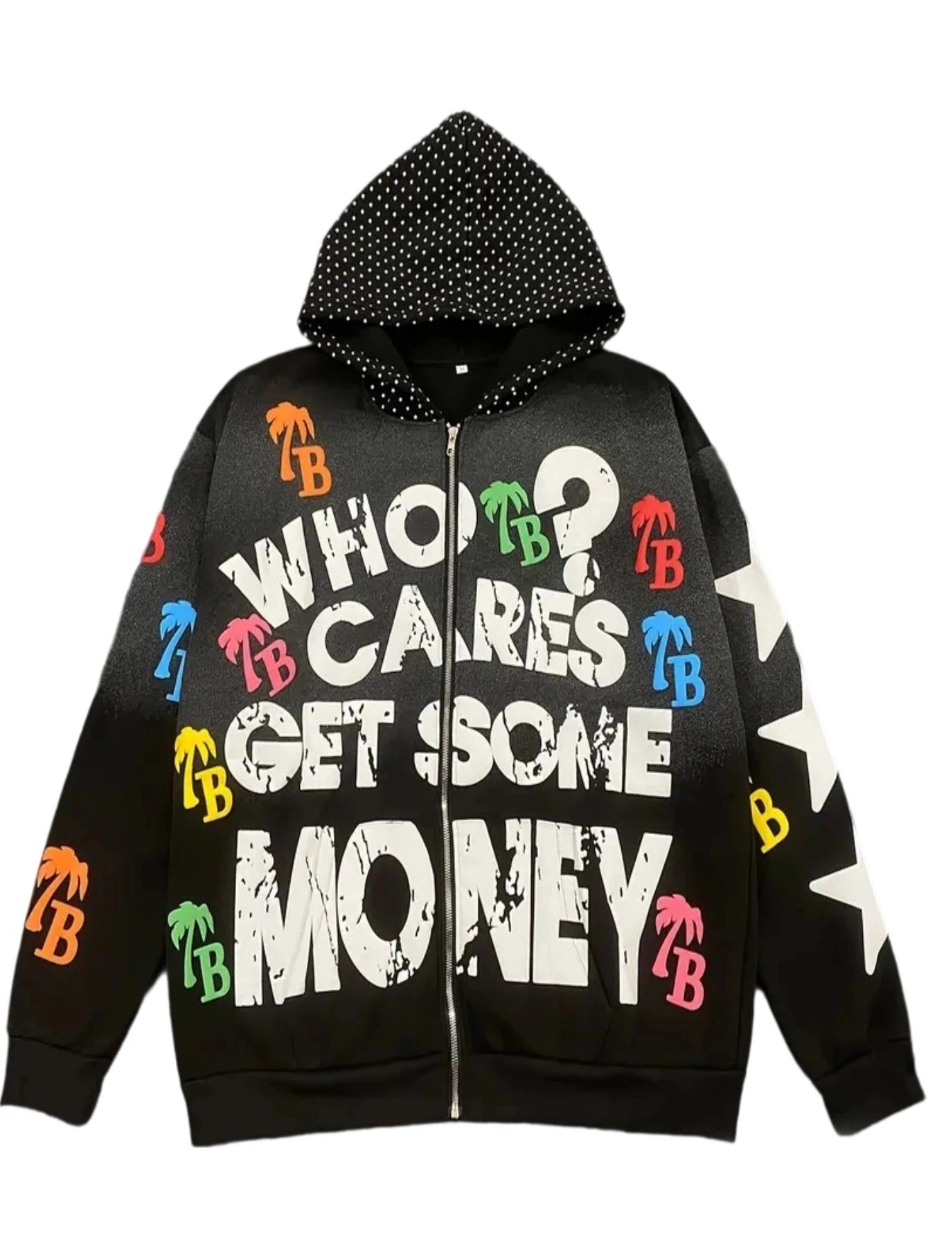 Y2k Red Fall Jackets for Women Oversized Letter Print Zip Up Hoodie  Street Hip-Hop Style Motorcycle Jacket for Men