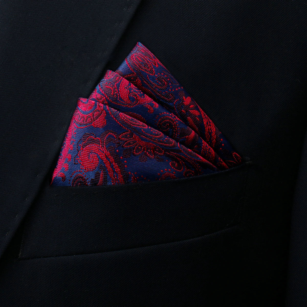 Luxury Men’s Pocket Square Handkerchief. Formal Suit Accessory