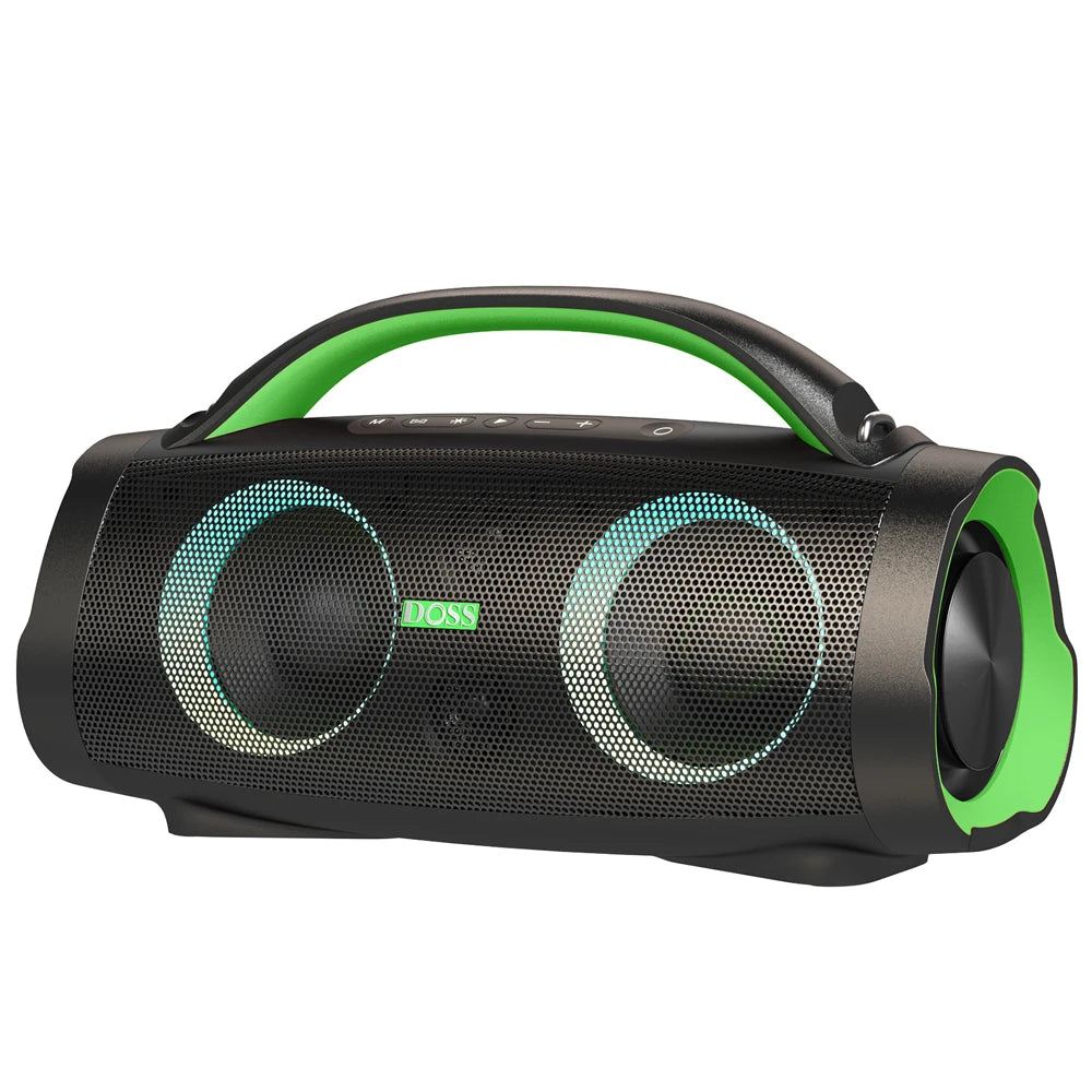 DOSS 100W Portable Bluetooth 5.3 Speaker with Deep Bass, Stereo Sound, IPX6 Waterproof & Long Battery Life