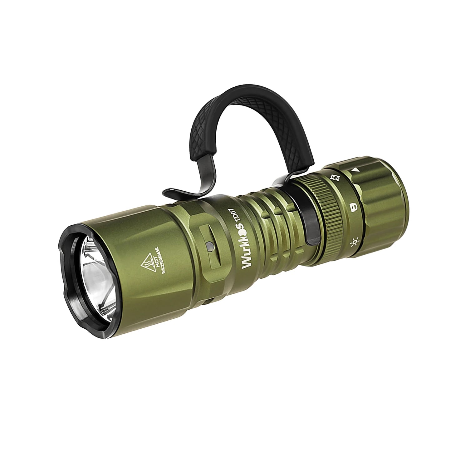 Wurkkos TD07 Tactical Flashlight .1300 Lumens, 479M Long Range, IP68 Waterproof  Description: