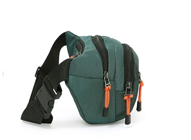 Oxford Waterproof Mobile Waist Bag . Unisex Crossbody Belt Bag for Travel, Hiking & Everyday Use
