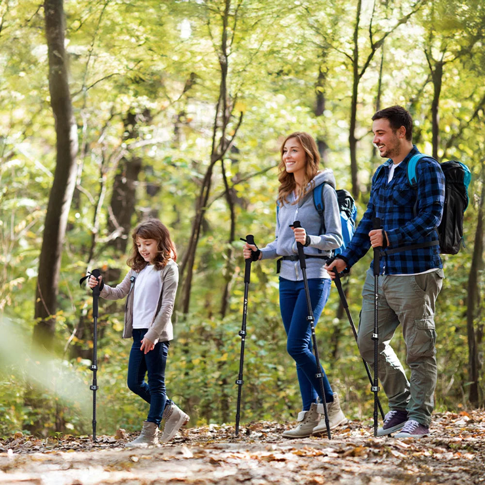 Adjustable Aluminum Trekking Poles – Lightweight Hiking Sticks for Backpacking, Camping & Trail Walking