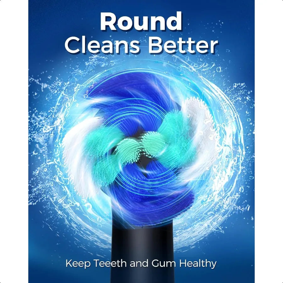Rotating Electric Toothbrush For Adults 8 Heads 4 Modes