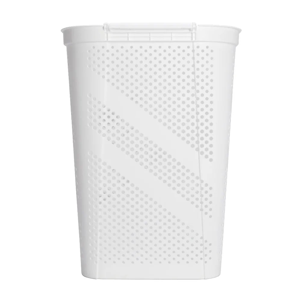 24-Inch Rectangular Laundry Hamper with Hinged Lid