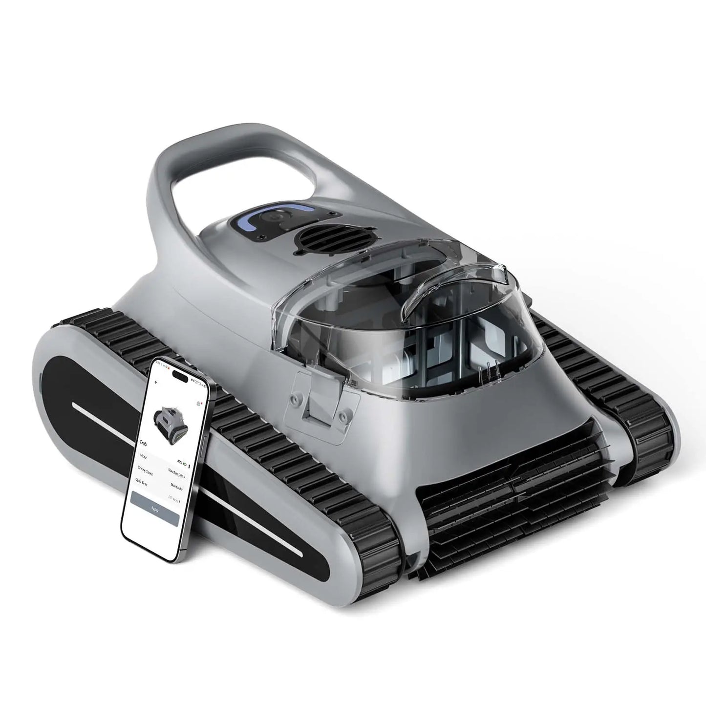 Cordless Automatic Robotic Pool Cleaner | Smart Wall Climbing Pool Vacuum