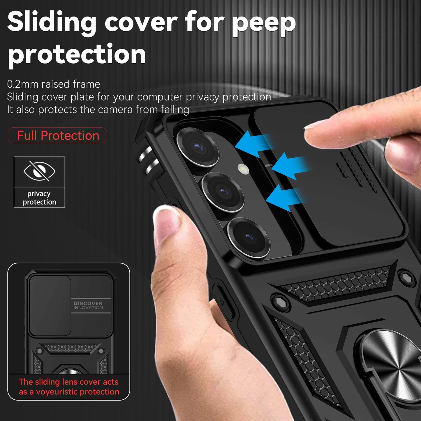 Heavy Duty Magnetic Armor Phone Case