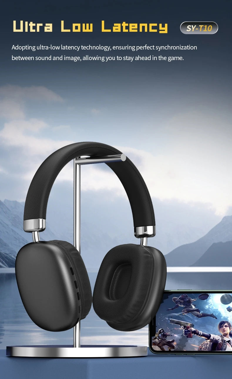 Wireless Bluetooth Over-Ear Headphones with Premium Sound