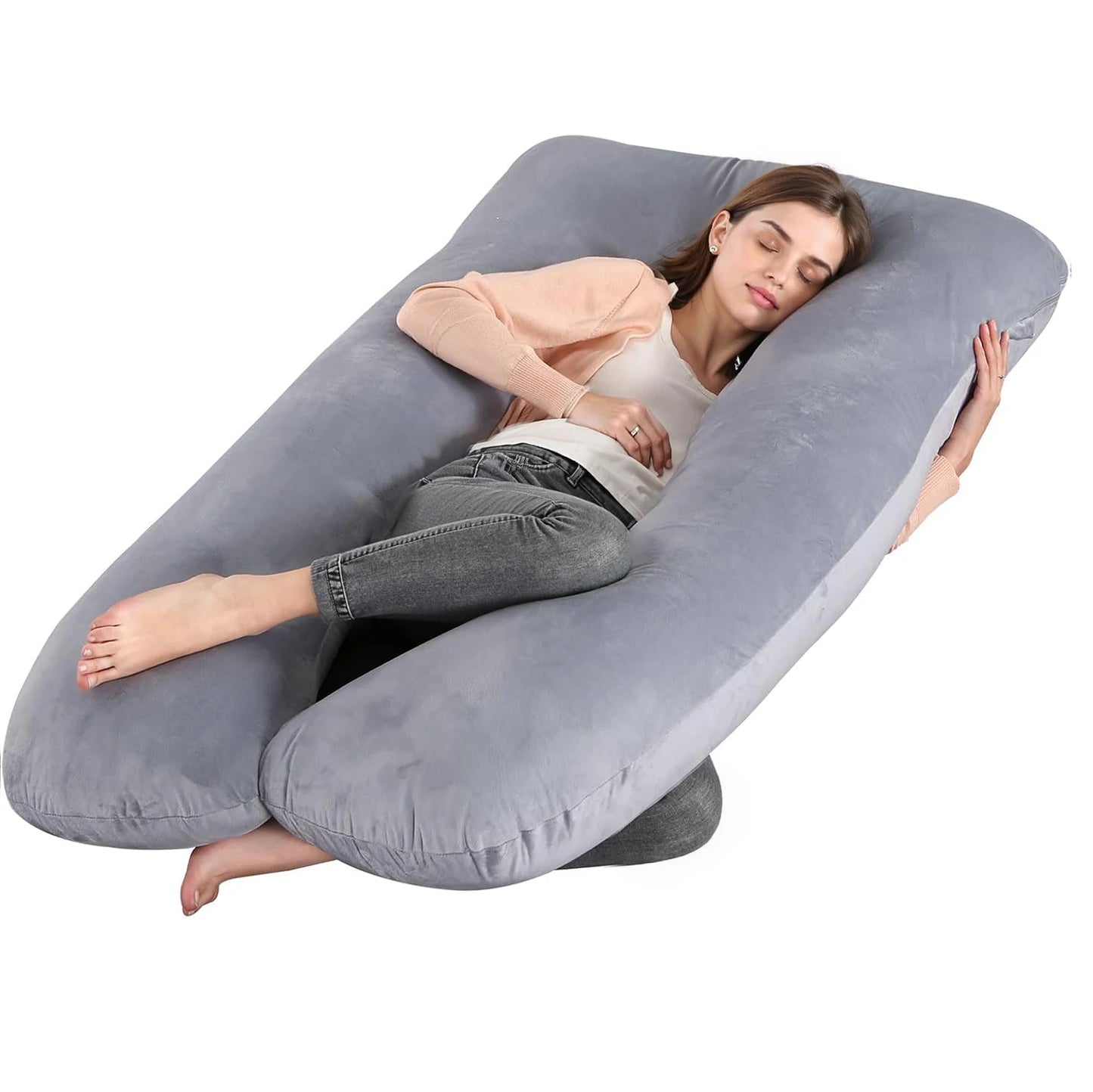 G Shaped Maternity Pillow Full Body For Pregnant Women