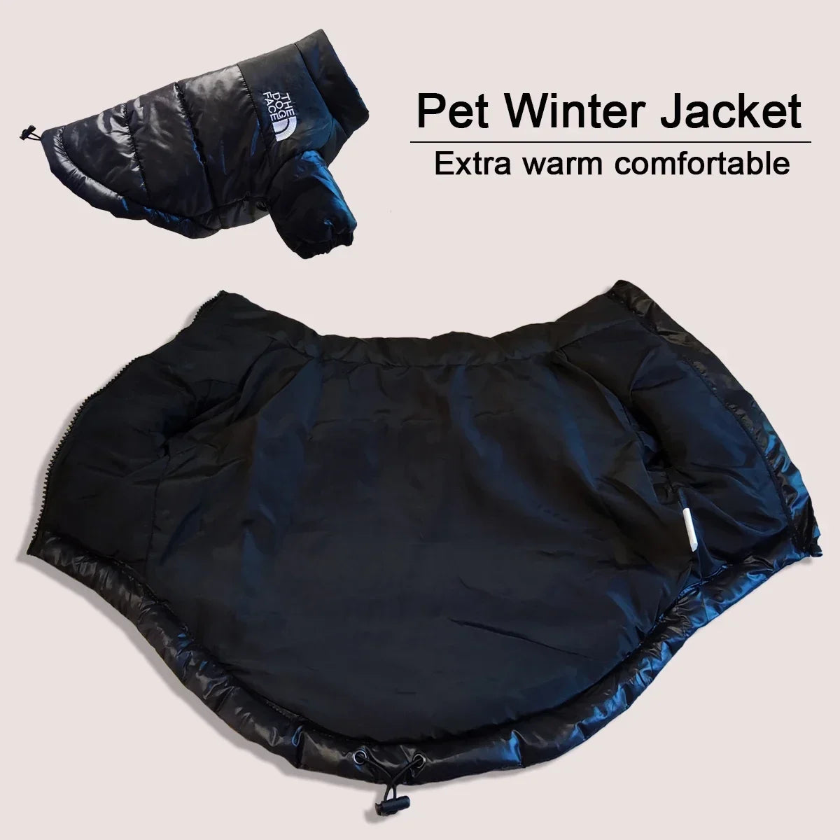 Winter Windproof Dog Jacket for French Bulldogs & Small Dogs
