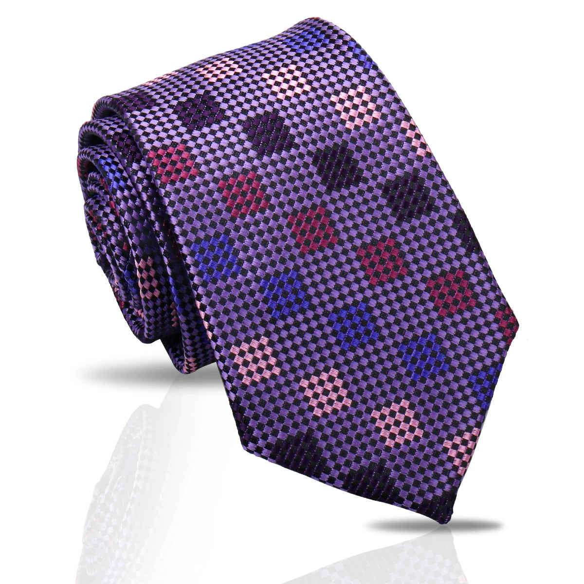 Men's Tie Brand New Fashion Blue Necktie Green Orange Gravatas For Men Paisley Floral Fit Wedding Workplace Slim Dots Wholesale