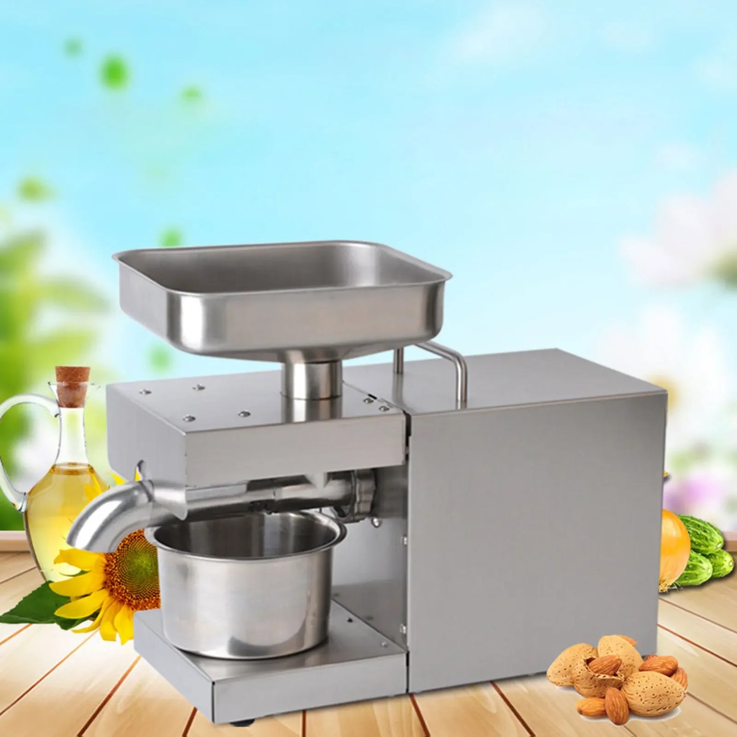 Commercial Oil Press 304 Stainless Steel Extractor 600W