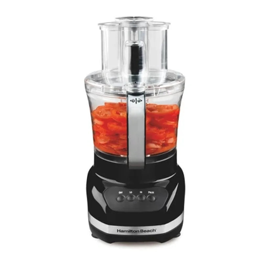 12 Cup Food Processor 4 Cup Mini Bowl 500W 2 Speeds