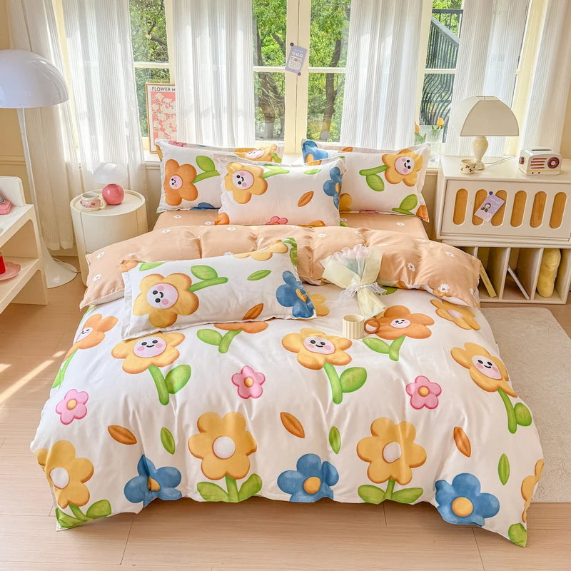 Printed Comforter & Duvet Bedding Set