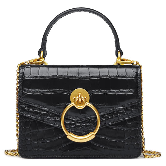 chains crossbody bags for woman Genuine Leather  shoulder bags luxury designer Trendy Casual Women Elegant Shopping Handbag