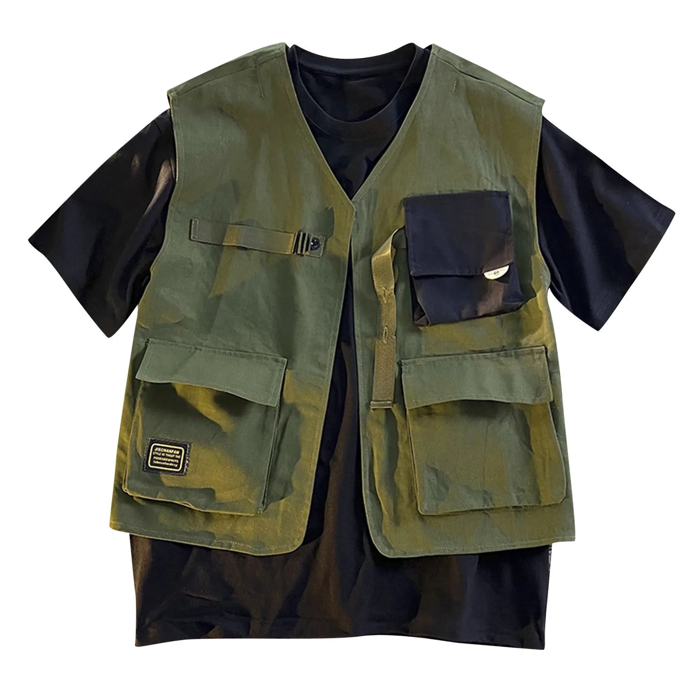 Men’s Tactical Outdoor Utility Vest Jacket Multi Pocket Casual Fashion Vest