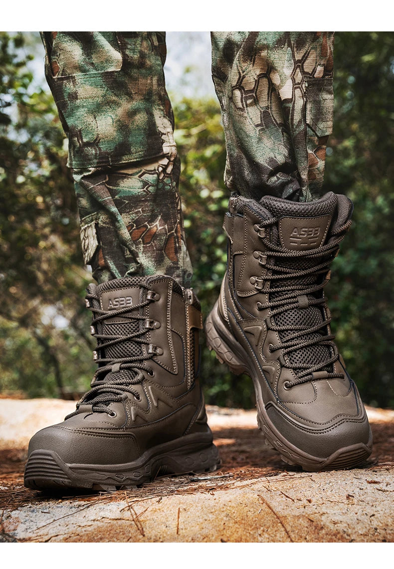 Mens Hiking Boots Combat Walking Casual Tactical Boots