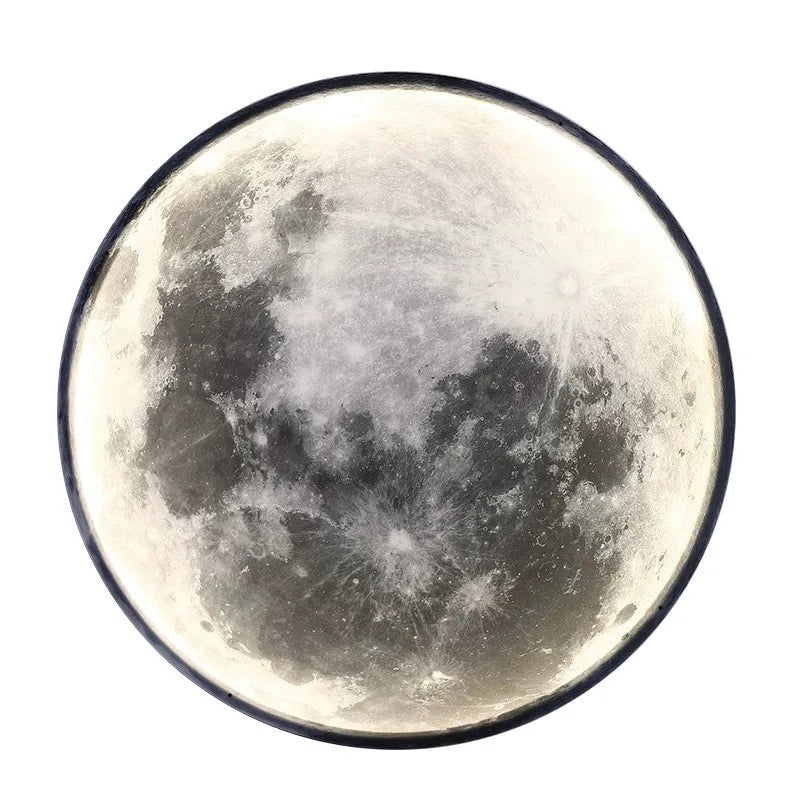MoonGlow LED Wall Clock & Ambient Night Light