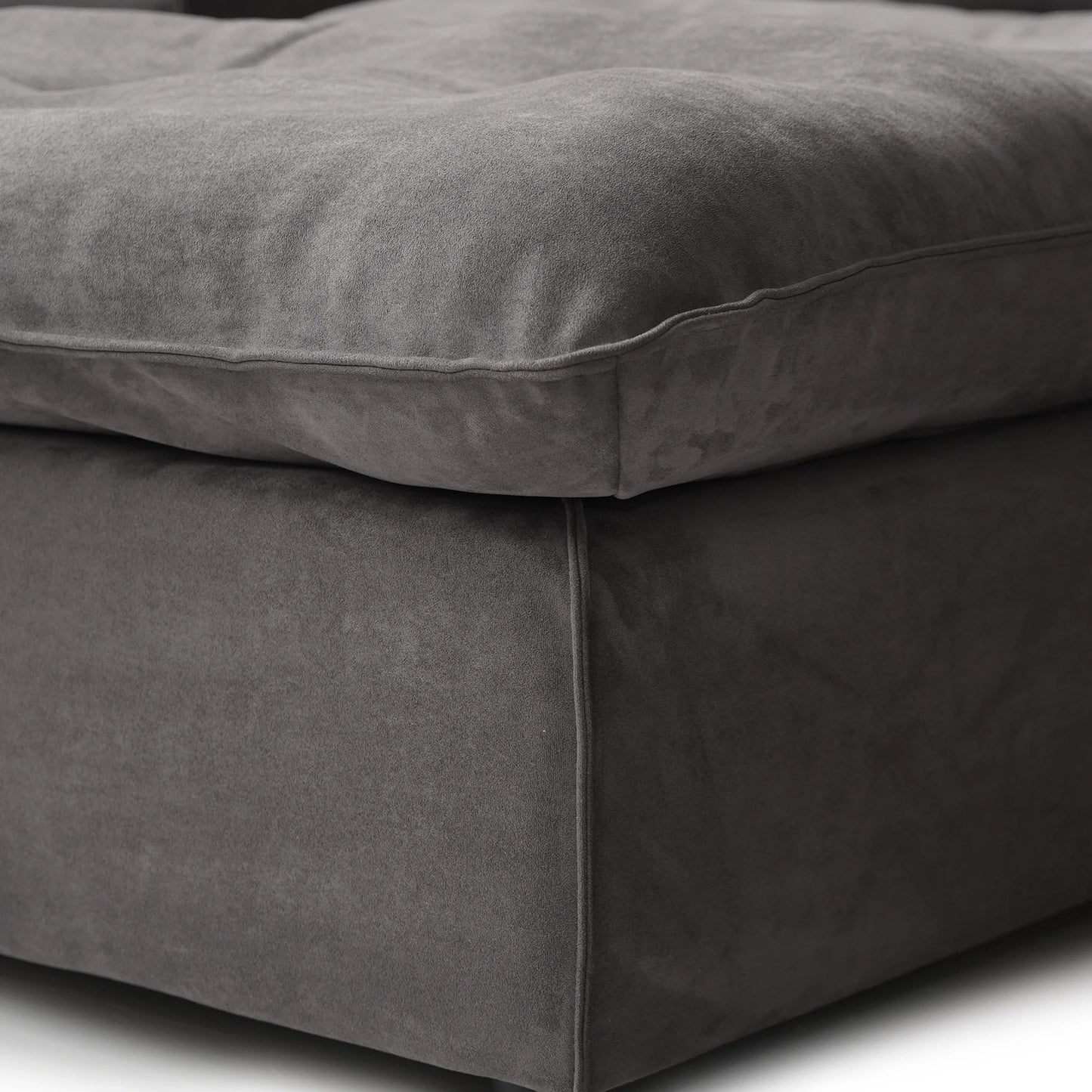 Modular Cloud Sectional Couch Oversized Down Filled Sofa Couches with Chaise Ottoman Adjustable Backrest Couch For Living Room