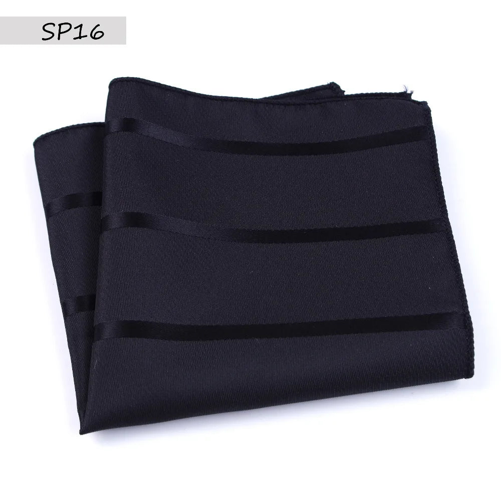 Men’s Designer Pocket Square Handkerchief Set. Elegant Suit Accessories