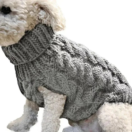 Dog Winter Clothes Knitted Pet Clothes For Small Medium Dogs Chihuahua Puppy Pet Sweater Yorkshire Pure Pullovers Ropa Perro