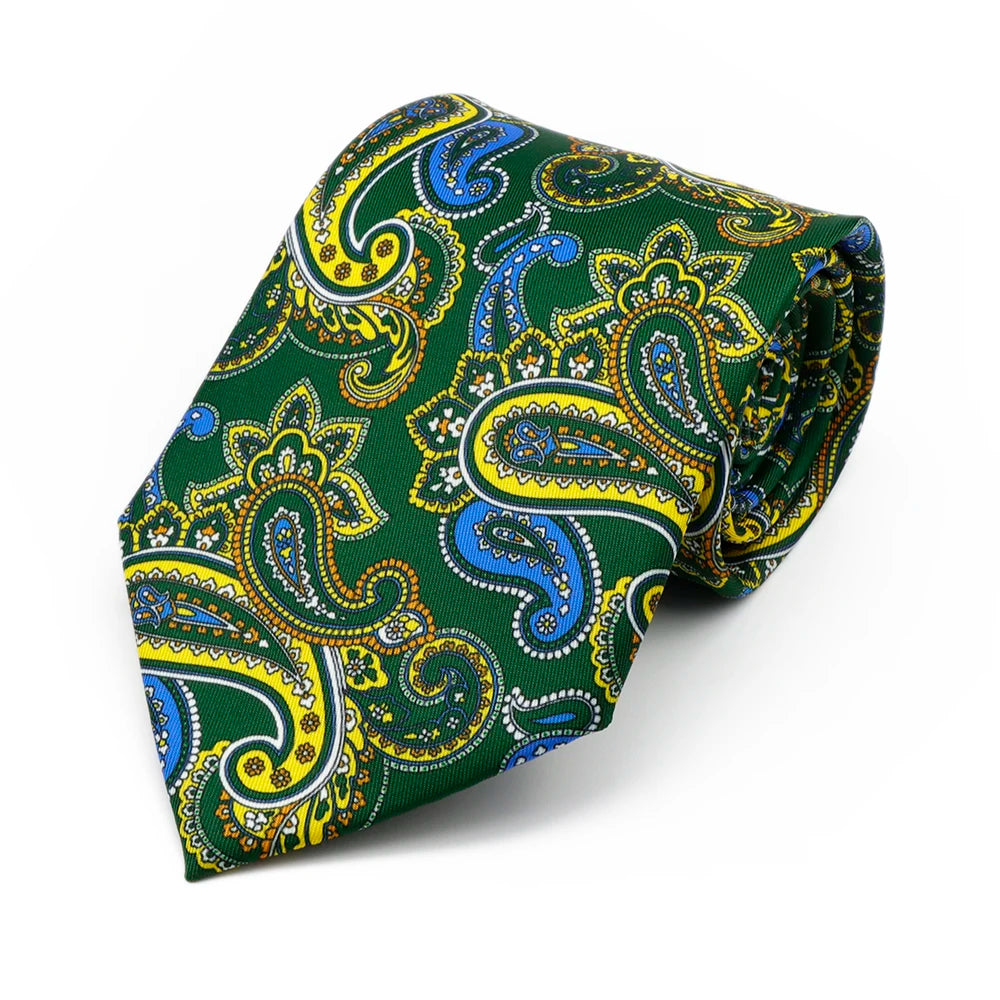Men’s Luxury Silk Necktie .Classic Business, Wedding & Formal Dress Tie for Men