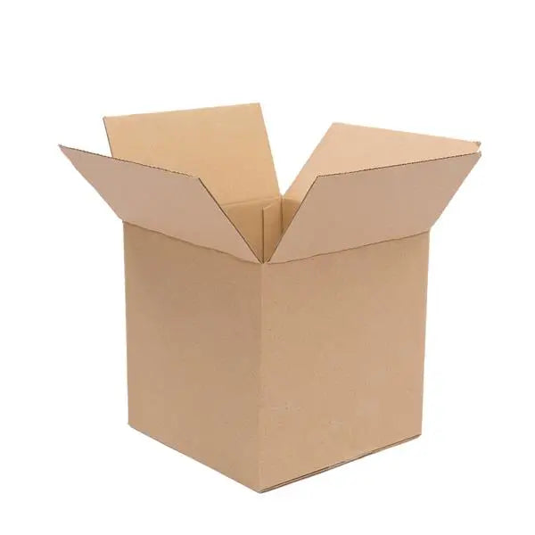100-Pack Corrugated Paper Gift Boxes 6x6x6 in (15.2 x 15.2 x 15.2 cm) – Brown Shipping & Mailing Boxes for Gifts, Packaging, Moving & Small Business