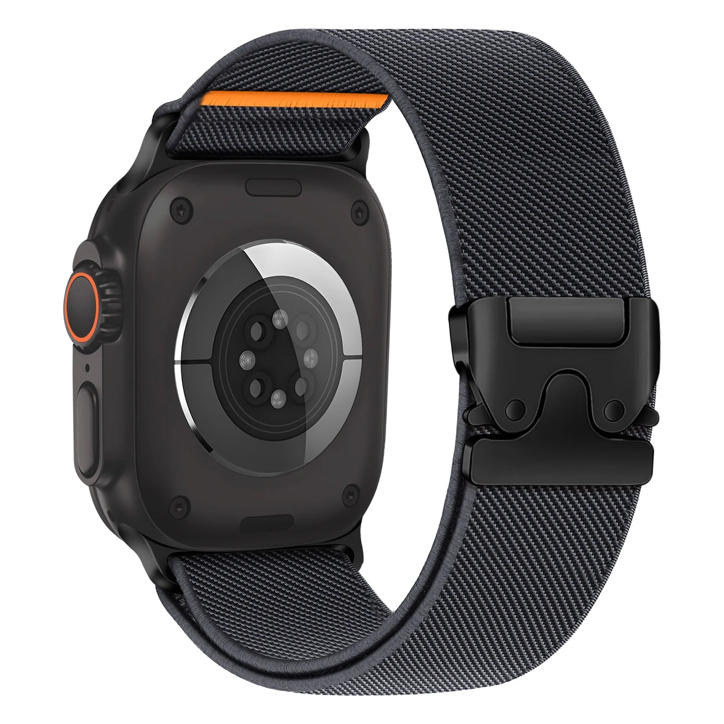 Parachute Nylon Apple Watch Band .Rugged Adjustable Strap Compatible with 40mm–49mm Models