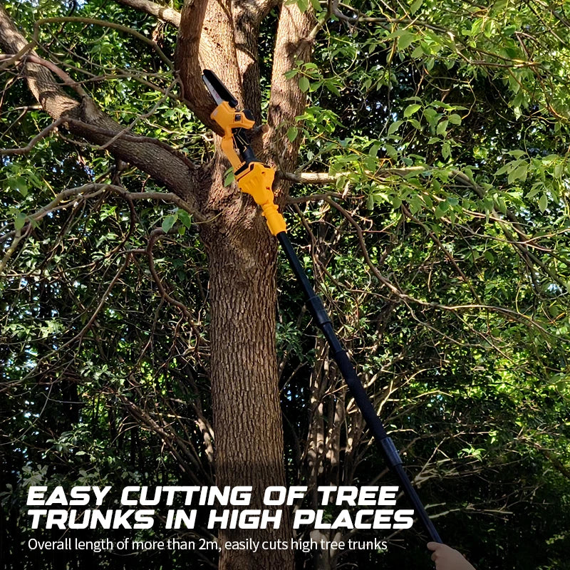 Brushless Cordless Pruning Set. Chainsaw, Electric Shears & Telescoping Pole