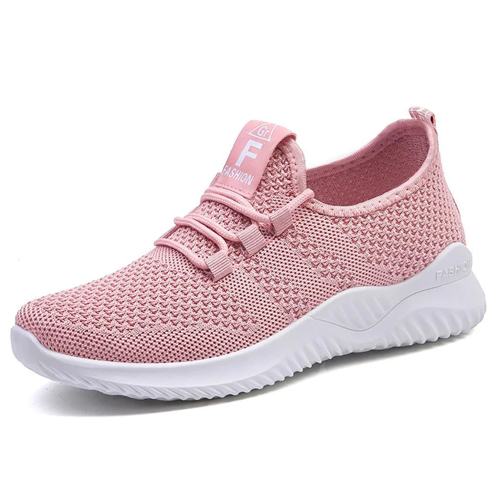 Women’s Lightweight Walking Sneakers .Breathable Mesh Comfort Shoes