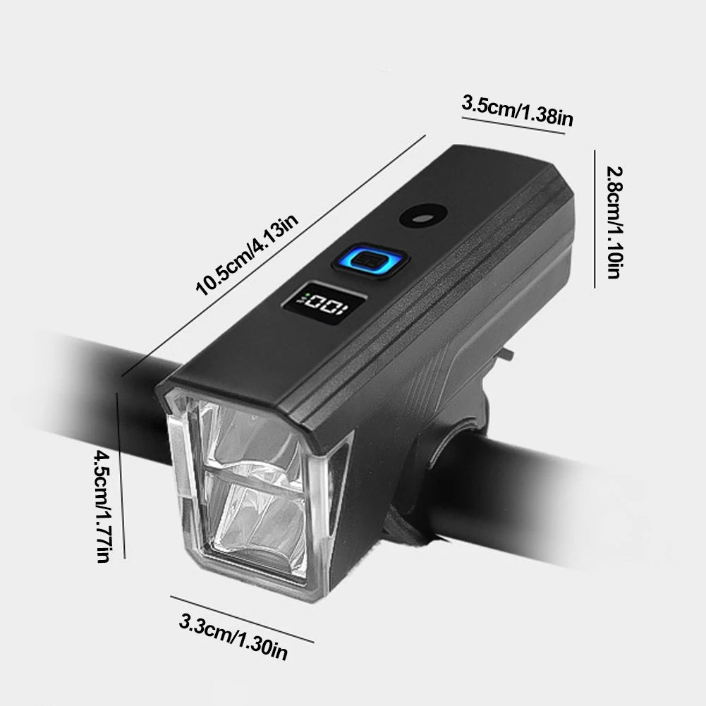 Bicycle Front Light Bicycle Light Waterproof Bike Flashlight Rechargeable Bicycle Head Light Automatic Sensor for Night Riding