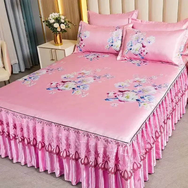 Classic Lace 3-Piece Bedspread & Pillowcase Set