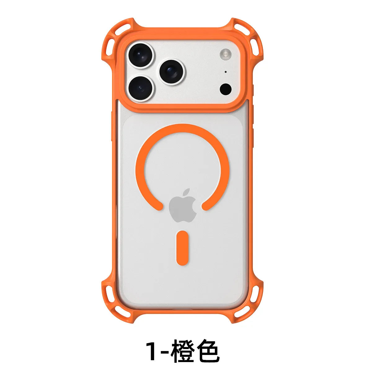 Clear Magnetic Protective Phone Case with Reinforced Corners