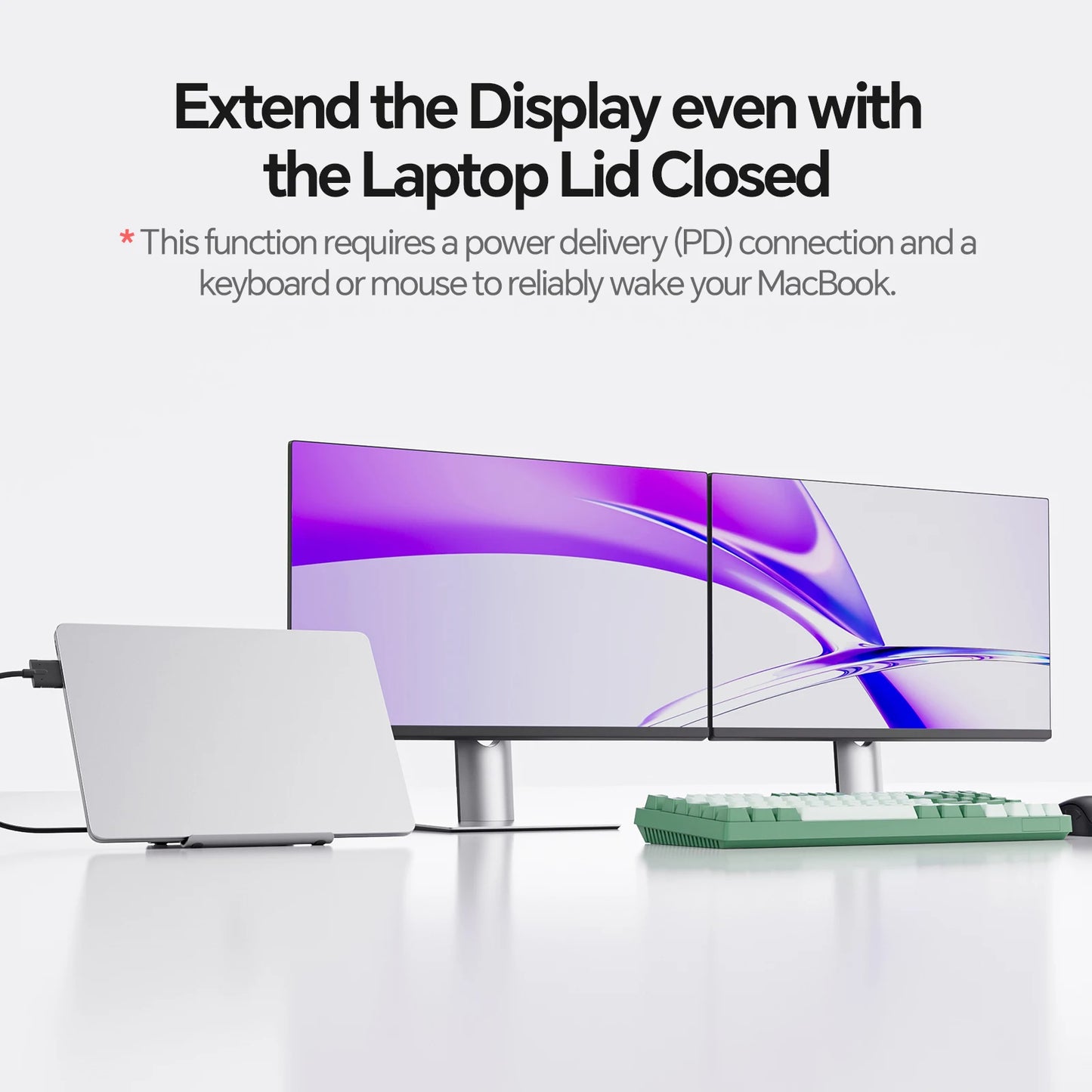 PULWTOP 11-in-1 USB-C Laptop Docking Station with Dual HDMI, Ethernet & Power Delivery